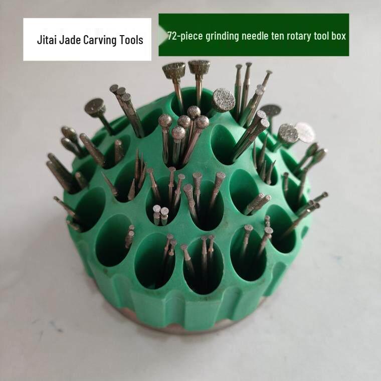 Diamond Jade Carving Tool Set: Polishing & Grinding Needles for Stone