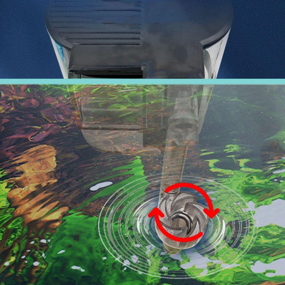 Slient External Waterfall Filter Wall Mounted Aquarium Filter Skimmer For Home Fish Tank