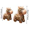 Colorful Sequined Horse Plush Doll Creative Cartoon Steed Doll Zodiac Pony Figurine  Festive Decor