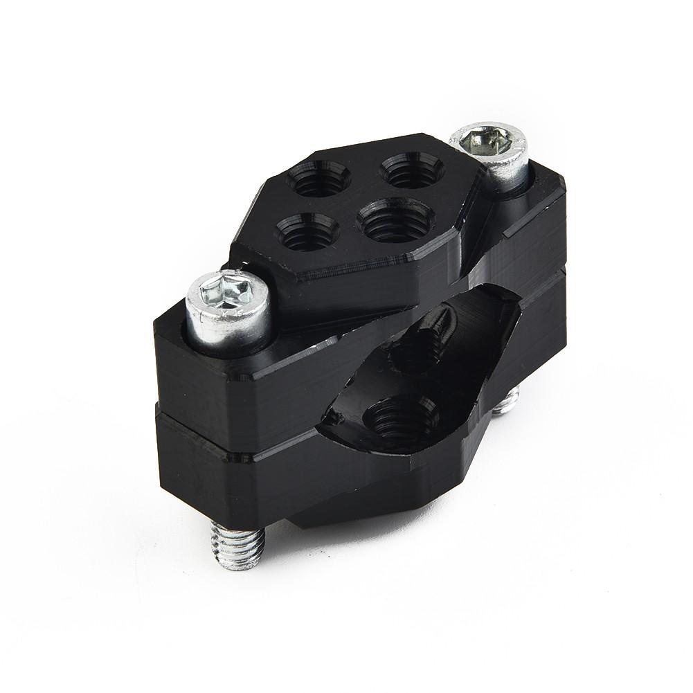 Handlebar Bracket Adaptor Aluminum Alloy Black Bumper