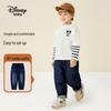 Disney Baby Boys' Faux Two-Piece Long-Sleeve Cotton T-Shirt