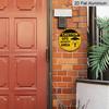 2D Flat 1pc, 8x8 In, Alien Activity Area, Aluminum Metal Decorative Signs & Plaques, Suitable for Home Cafe or Farmhouse Decoration, Festival Party