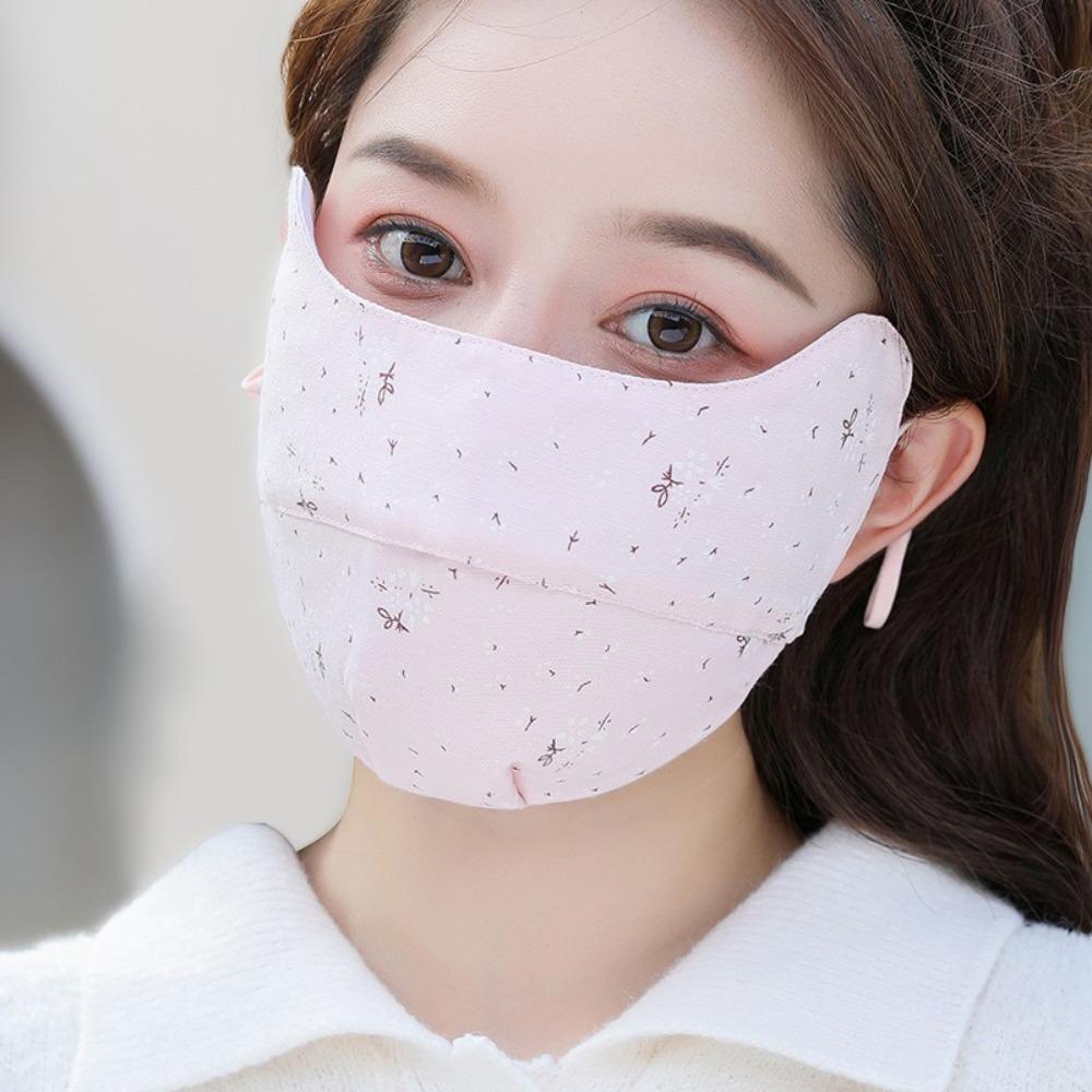 

Dustproof Sunscreen Mask Breathable Mouth Cover Fashion Warm Mask розовый