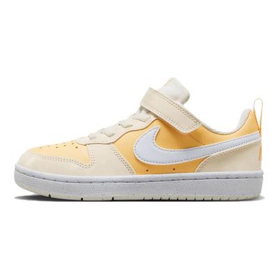 Court Borough Low Recraft PS Pale Ivory Melon Tint Kinder-Sneaker Cremeweiß Football-Grau DV5457-107