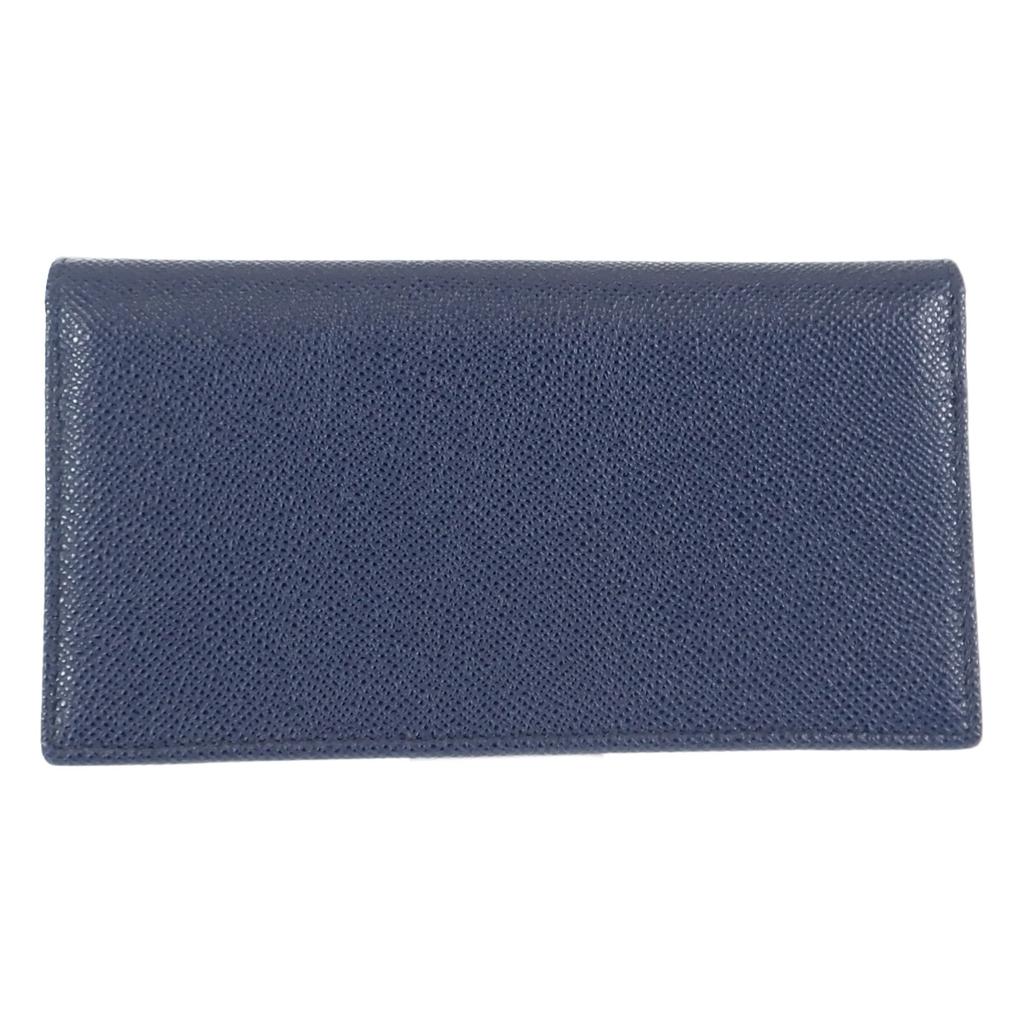 Bvlgari 283811 Bifold Wallet Navy Calfskin Mens