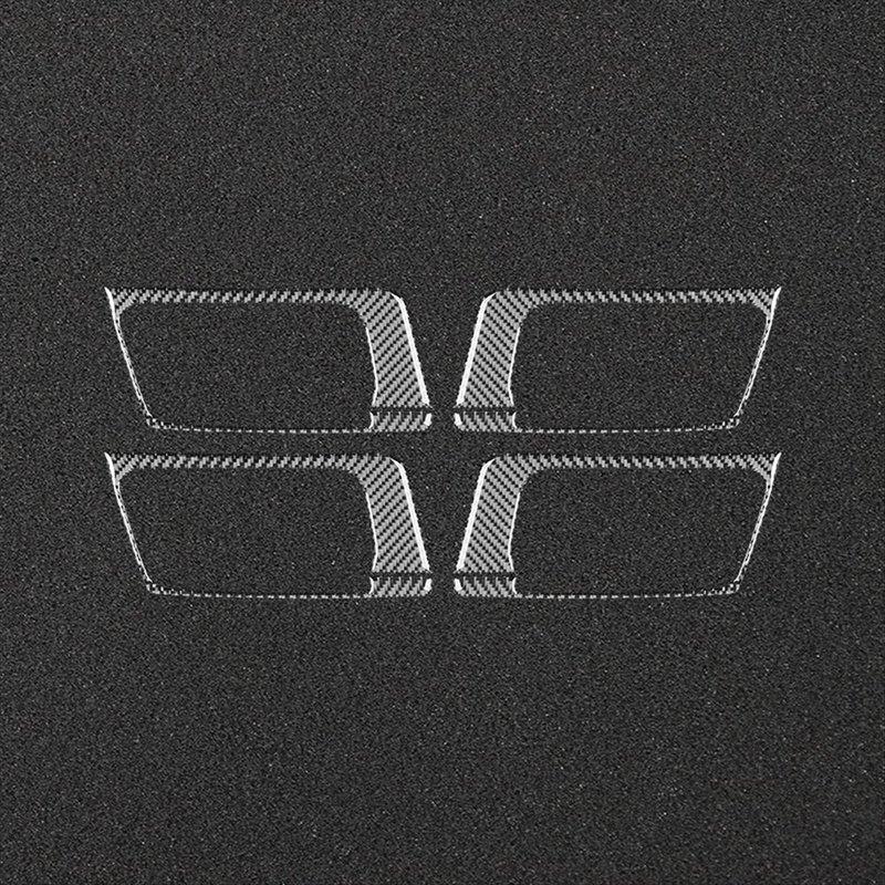 DT08 Carbon Fiber for Toyota 4Runner 2010- Inner Door Handle Bowl Cover Trim Interior Accessories