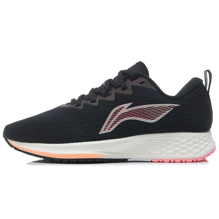 

LINING Dark Horse 4 Black Neon Soft Orange Women s 35.5