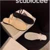 Sheepskin version~ Baotou back strap fishing net flat sandals Roman shoes summer new hollow comfortable beach half slippers