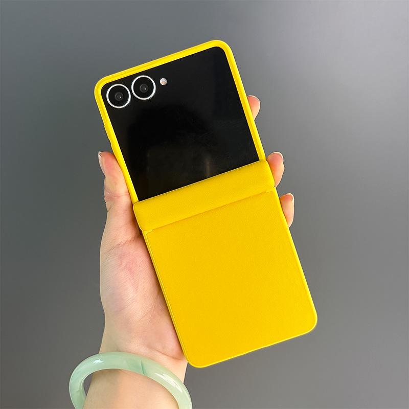 Skin-Feel Drop-Proof Case for Samsung Zflip8/7/6 - Full Wrap, Middle Hinge, Foldable Screen Protection