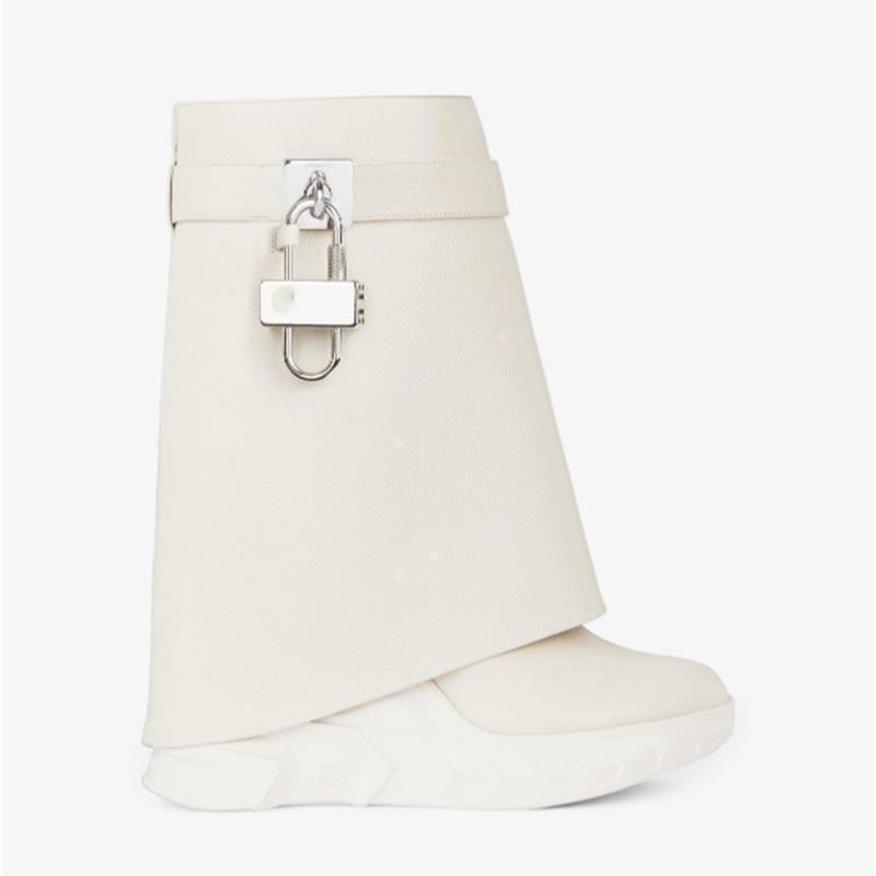 Podzimní a zimní kulatá špička velký obvod lýtka rovné lýtko zámek žraločí spony velká velikost krátké boty tvarující spodní prádlo lýtkové boty ženy