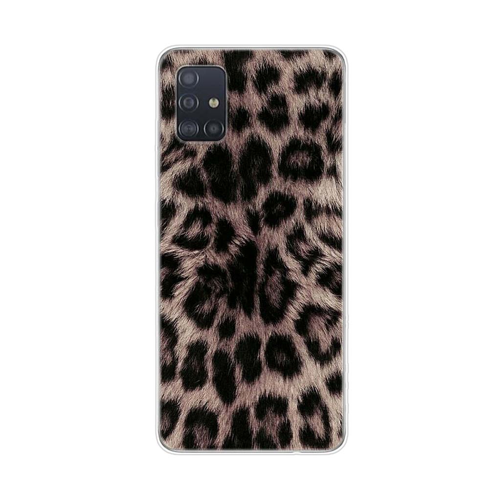 Tiger Leopard Art For Samsung Galaxy A01 A11 A12 A22 A21S A31 A41 A42 A51 A71 A32 A52 A72 A02S Soft Phone Case