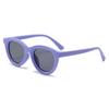 Fashion Retro Sunglasses Uv Protection Soft Children'S Sun Glasses Candy Color Beach Play Eyewear For Boys  Girls