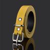 Children PU Leather Belts Boys Girls Kid Waist Strap Waistband Metal Buckle For Jeans Pants Trousers Dress Adjustable Belt