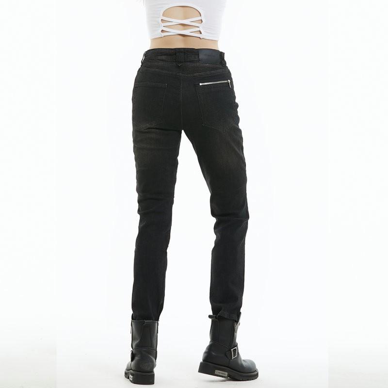 Womens Motorcycle Riding Pants Kevlar Reinforced Abrasion Resistant Biker Jeans Off-Road Touring Fall Season