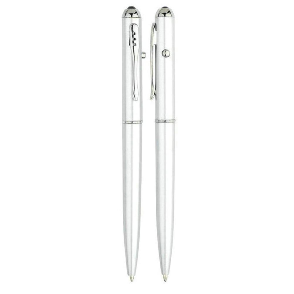 2Pcs Invisible Ink Pen with UV Light for Secret Message Counterfeit Bill Detector Pen Party Favors