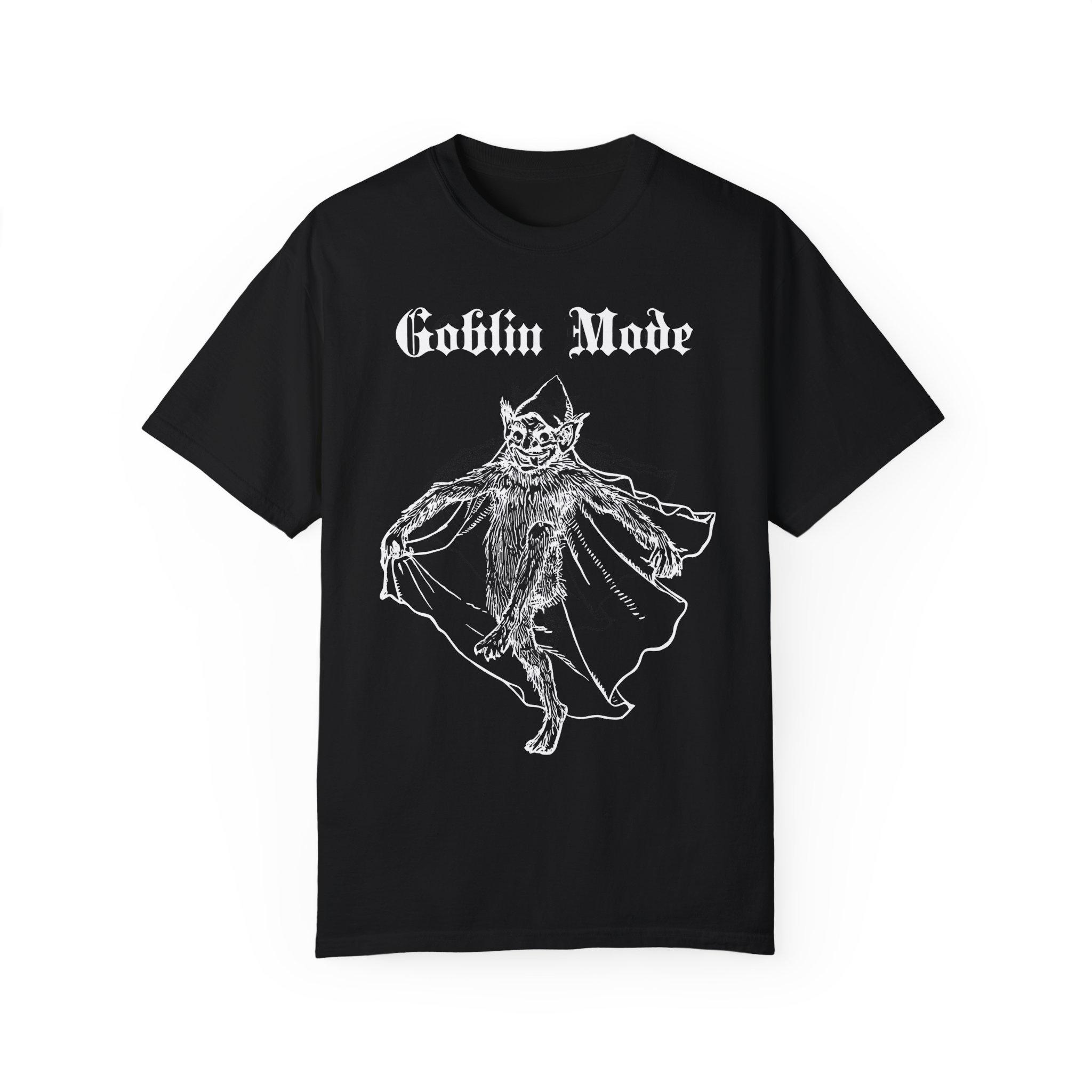 

Goblin Mode Comfortable Colors Weird Goblin T-shirts Vintage Art Medieval Shirts Folk T-shirts Creepy Unisex Clothing Dyed Tee 4XL