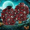 Funny 3D Horror Ghost Pattern Men's Hoodie Halloween Pumpkin Print Sweatshirts Hip Hop Trend Hooded Shirt Autumn Y2k Clothes Top