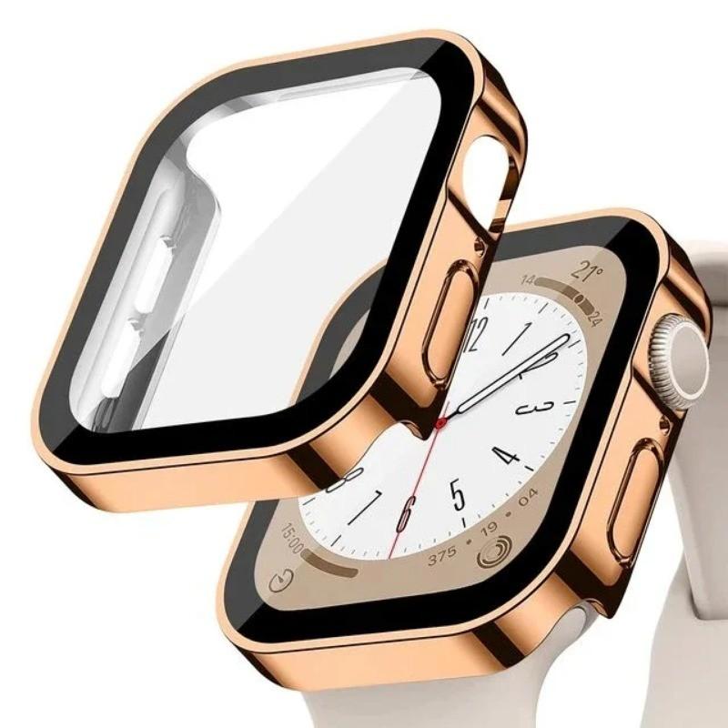 Waterproof Case for Apple Watch 7 8 9 45mm 41mm Screen Protector Glass+Cover iWatch 11 10 42mm 46mm 5 SE 6 44mm 40mm Accessories