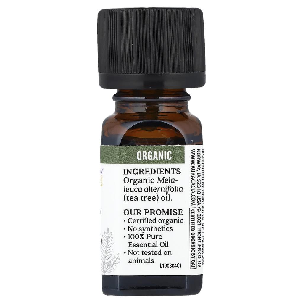 Organic, Tea Tree, 0.25 Fl Oz (7.4 Ml)