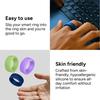 Gabit Smart Ring Skin | Ripebeskyttende deksel | Hudvennlig, Lettvektig, Slitesterk, Komfortabel passform, Størrelse - Medium, 9 til 14