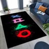 New Gamer Zone Game Controller Cartoon Playroom Rug for Bedroom Living Room Sofa Home Doormat Decor, Kid Non-slip Floor Mat