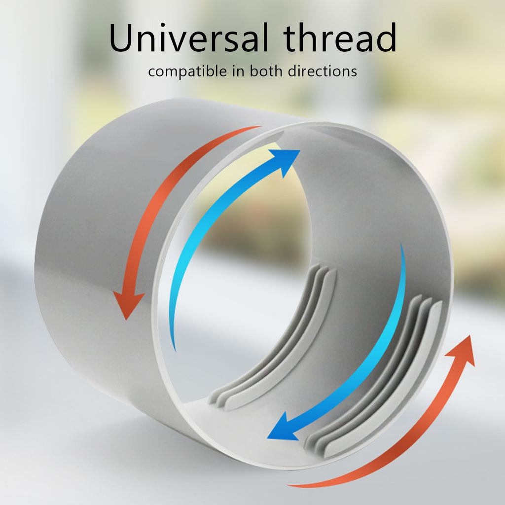 Portable   Conditioner Exhaust Hose Coupler CW CCW Thrd AC Coupling Extension Connector