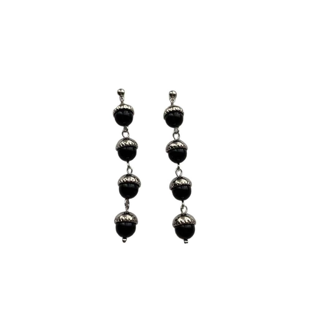 Natural Acorn Series Fringed Earrings, Earrings, Natural Retro Pendant, Luxury, Exquisite Niche Personality, Romantic And Sweet