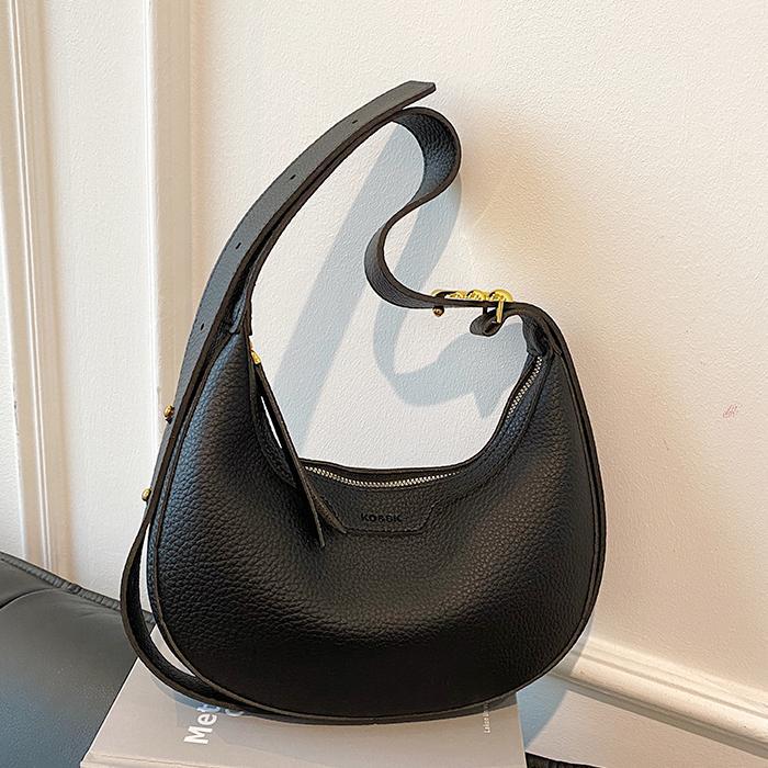 Crescent Bag Women's New Versatile Shoulder Messenger Bag High-end Casual Fashion Saddle Bag