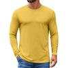 Men's Slim-Fit Casual  Neck Knit Long Sleeve Base Layer Top