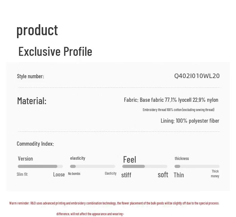 Sancai Plus Size French Square Neck Floral Embroidered Dress