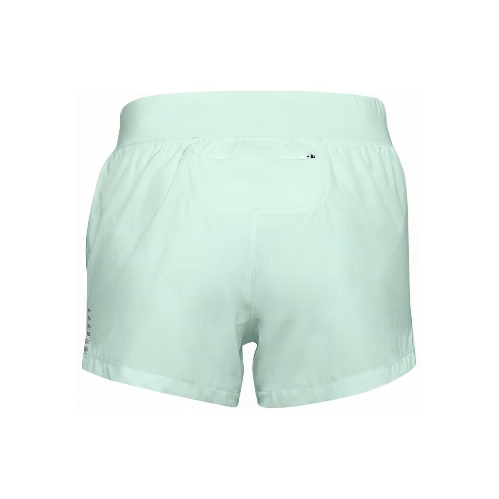 Under Armour Solid Color Logo Reflective Breathable Fitness Running Training Shorts Women Shorts Green 1342856-403