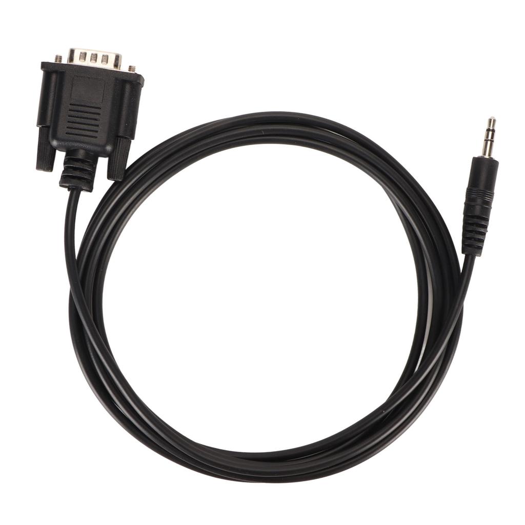 DB9 Male to DC3.5mm Male Cable Plug and Play Wear Resistant PVC Portable RS232 Serial Cable