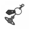 Vivienne Westwood 8203011ru Om0014 N401 Saffiano Gehämmert Gunmetal Orb Schlüsselanhänger