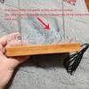 Wooden Vinyl Record Display Stand With Led Light Lp Cd Storage Rack For Desktop Home Music Room Decor
