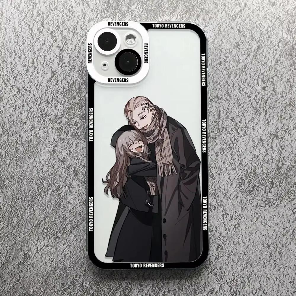 Tokyo Revengers Anime Phone Case For iPhone 16 15 14 13 12 11 Pro Max XS X XR 7 8 SE Covers Transparent Fundas