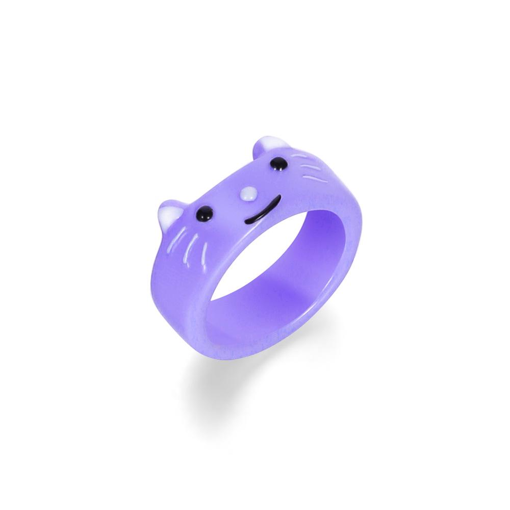 Anello in Resina a Forma di Rana Cartone Animato Bizzarro: Stile Carino e alla Moda per l'Indice o il Dito dell'Articolazione
