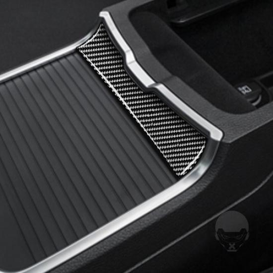Carbon Fiber Interior Below Center Armrest Cover Trim For Dodge Charger