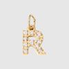 1 PC Stainless Steel & Natural Stone Capital Letter A-Z Charms Pendants DIY Necklace bracelet Jewelry Making Findings 8mm Dia.