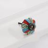 Simple Single Hole Ceramic Pumpkin Handle Round Vintage Vintage Cabinet Knob European Style Creative Door Pull Handles Furniture