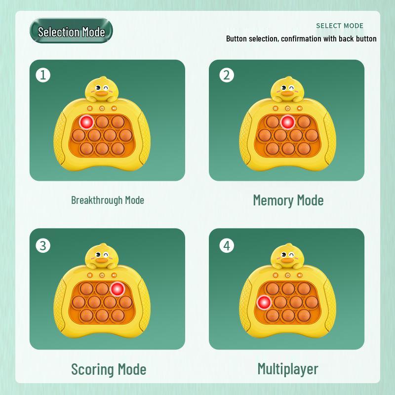 Handheld Whack-a-Mole Game Console: Educational Press & Pop Reaction Training Toy