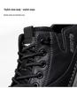 Men's Black Korean Style Casual Sports Board Shoes - Autumn/Winter Fashion