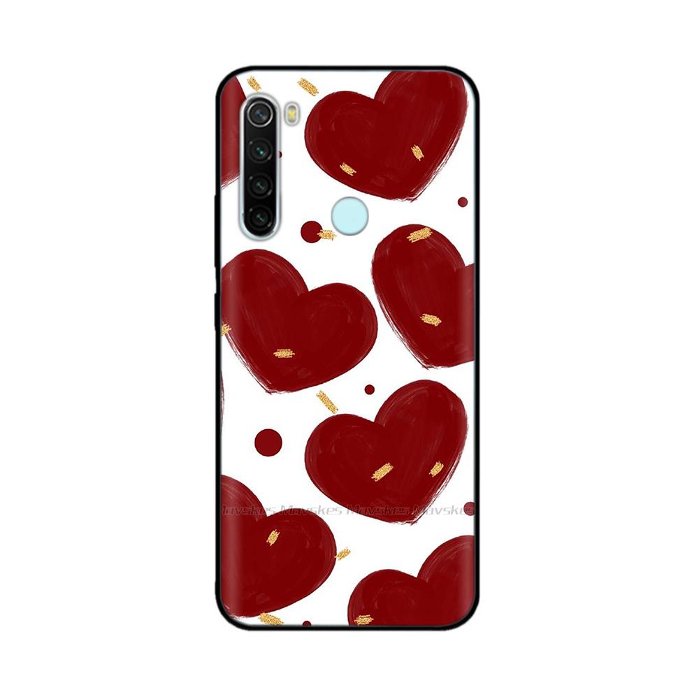 Per Xiaomi Redmi Note 8T Custodia Fantasia Protezione Completa Morbido Silicone Liquido Cover Cartone Animato per Redmi Note 8T Note8T Guscio Fundas
