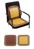 Bamboo Lumbar Support Cushion - Breathable Car & Office Backrest Pillow for Summer
