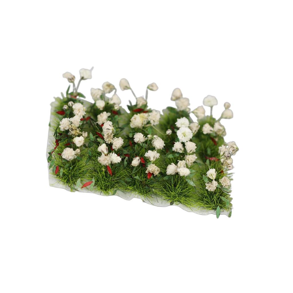 DIY Flower Cluster Model Railroad Architecture Grass Layout Beautiful and Vibrant