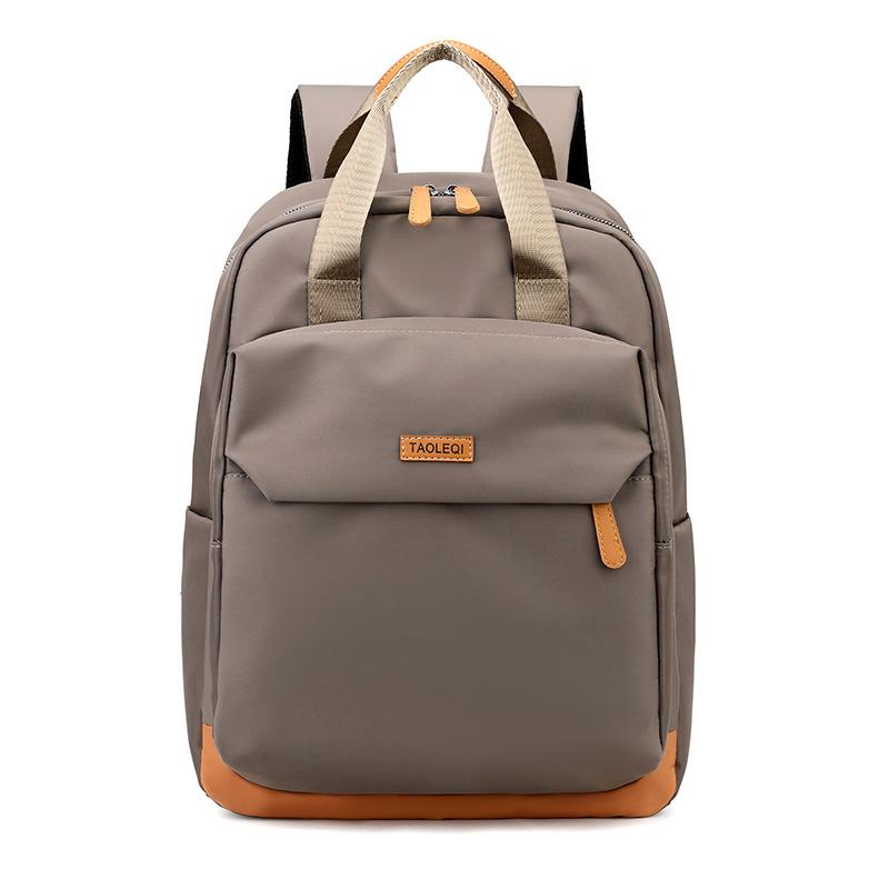 Backpack for Women's Computer Bag Trendy Versatile Outdoor Leisure Portable Business Nylon Cloth Travel Bag School Bag