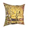Tree Of Life Stoclet Frieze Gustav Klimt Square Pillow Case Cushions for Sofa Cushion Covers