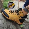 New Winter Men Boots Fur Warm Snow Boots Men Winter Work Shoes Men Waterproof Ankle Boots Outdoor Men's Sneakers Footwear