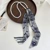 Faionable Polka Dot Scarf Waist Belt For Women Decorative Pearl Splicing Neck Ribbon Elegant Stripes Fluttering Ribbon