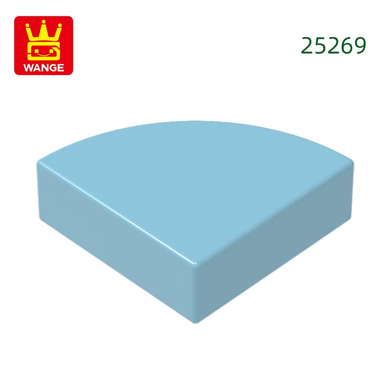884Pcs/Lot 25269 Tile Round 1x1 Quarter Block Moc Hue Accessories Compatible featuring Brick DIY Children's Plaything Stronge Box