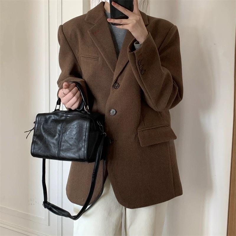 Ielgy Niche Handbag Large Capacity Tote Bag Diagonal